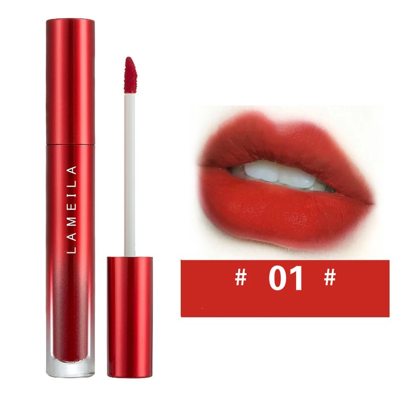 Lameila Liquid Lipstick Lip Glaze Velvet Waterproof Dan Long Lasting