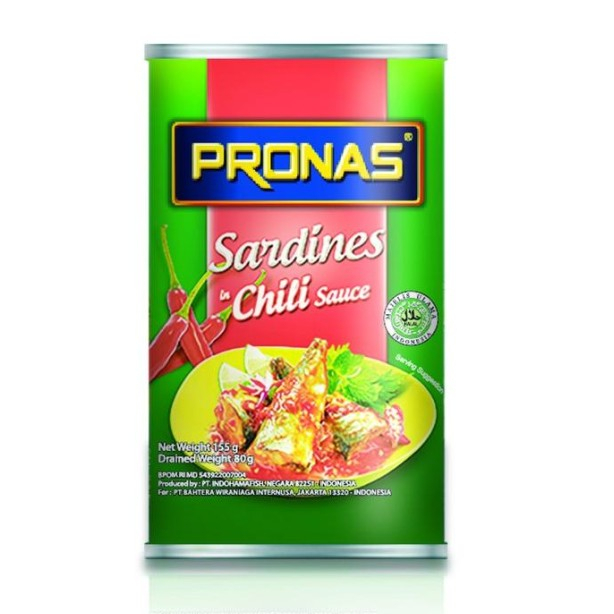 PRONAS Sardines Chili Sauce 155 G Lazada Indonesia