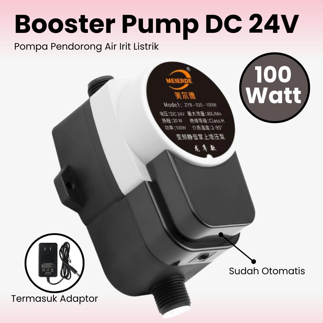 Booster Pump DC 24V Pompa Dorong Air Shower Water Heater Kran Air Hemat