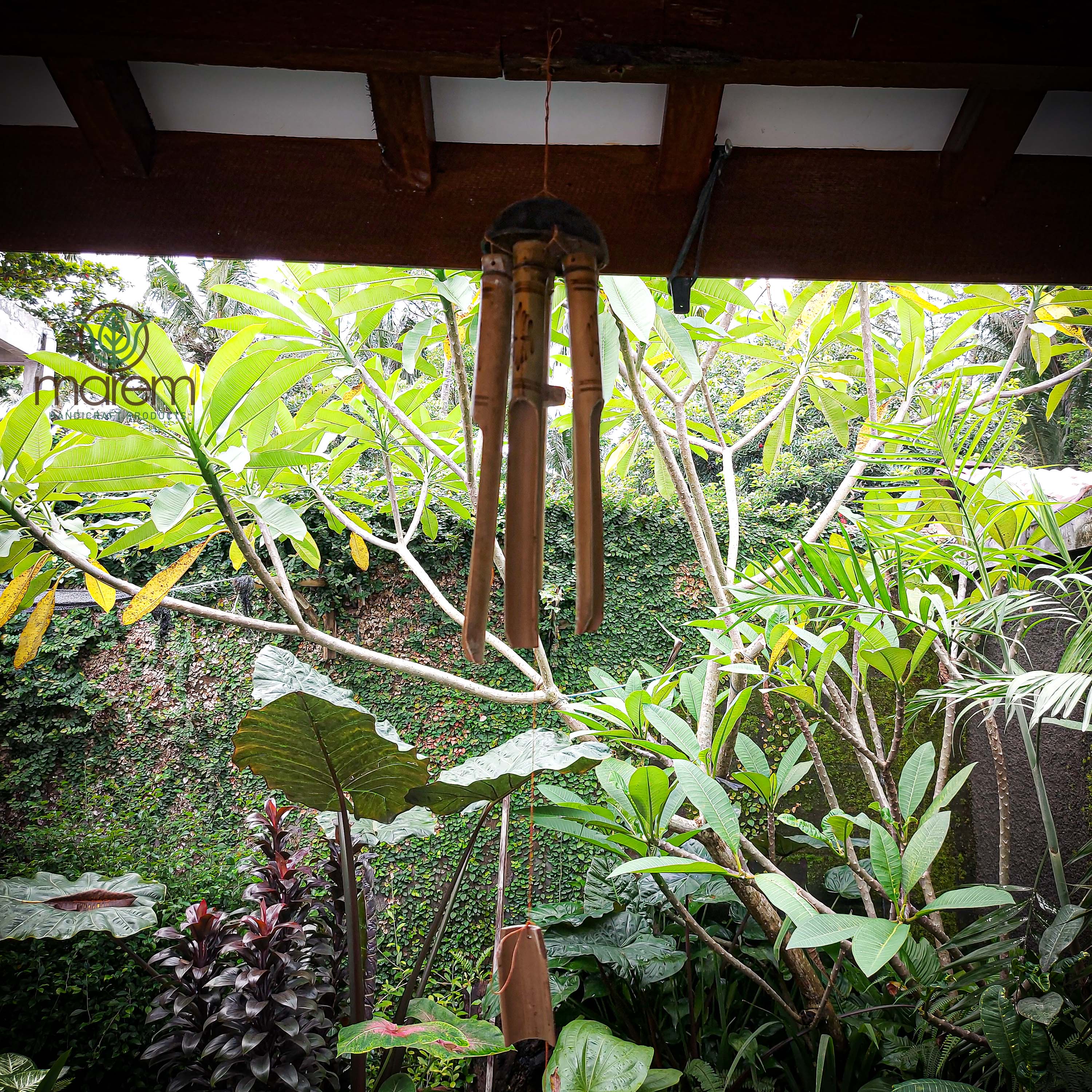 Lonceng Klontong Angin Bambu Kecil Genta Angin Wind Chime Craft Bamboo