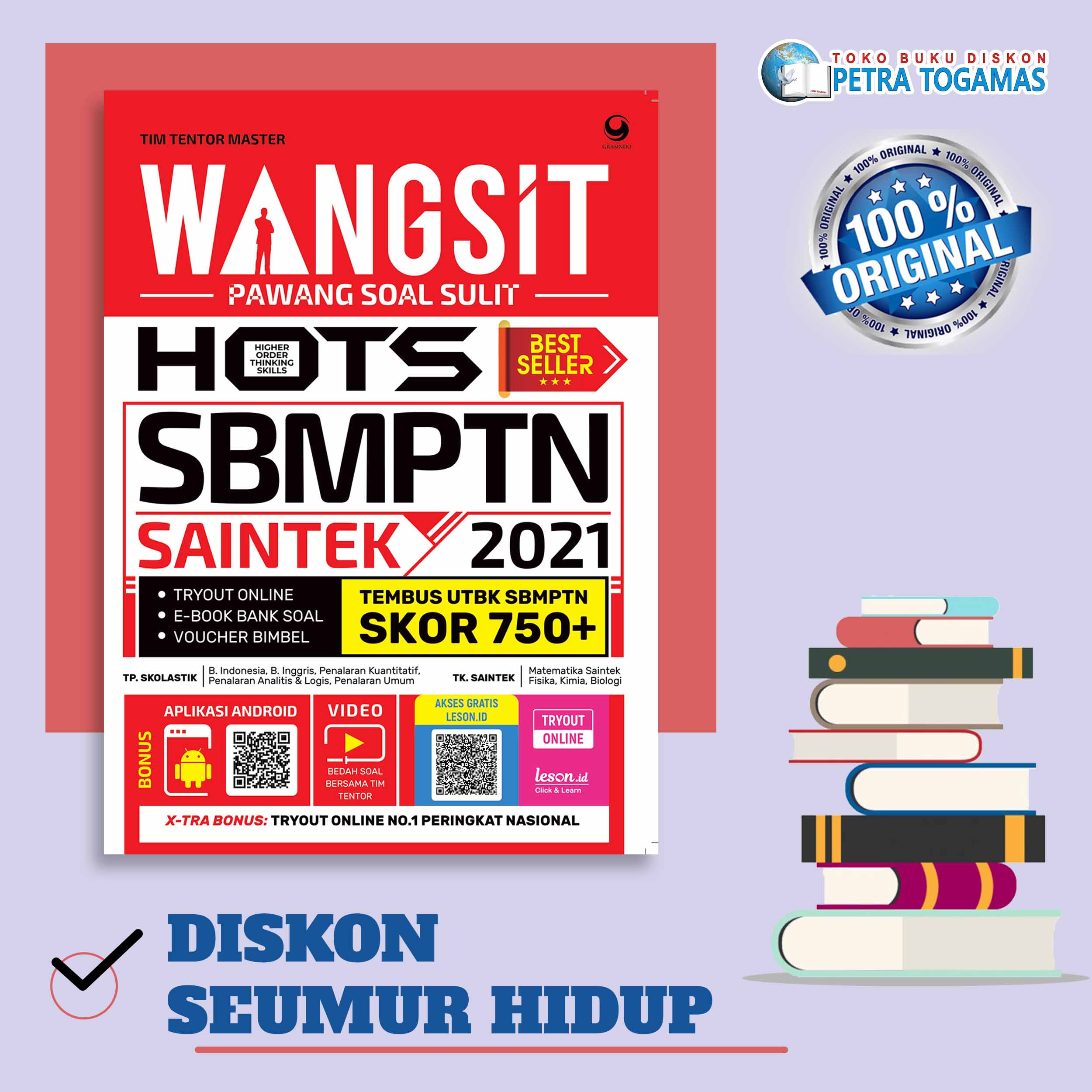 BUKU WANGSIT PAWANG SOAL SULIT HOTS SBMPTN SAINTEK 2021 Lazada