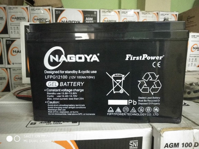 AKI Nagoya FirstPower AGM VRLA Gel 12V 100Ah Lazada Indonesia