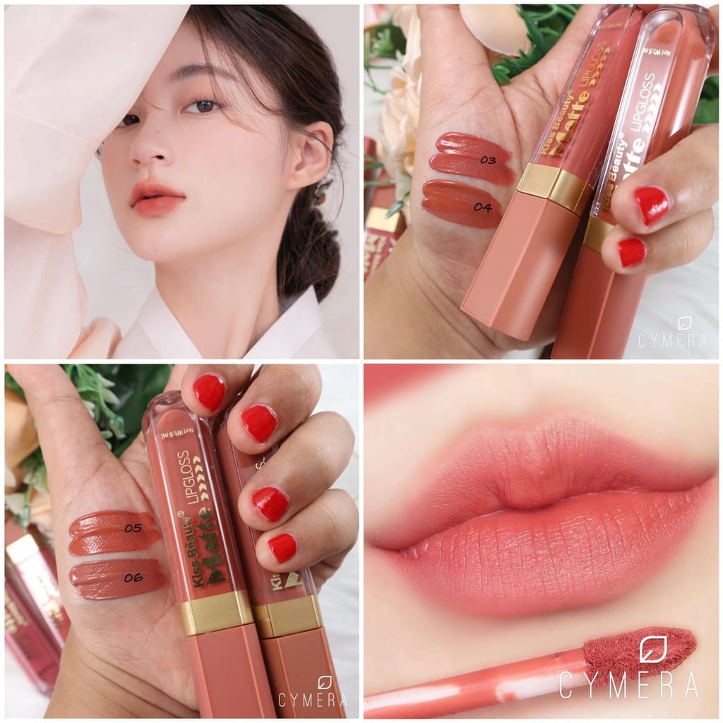 COD TERMURAH 1BUAH Lipcream Kiss Beauty Nude 70096 03a NUDE OMBRE