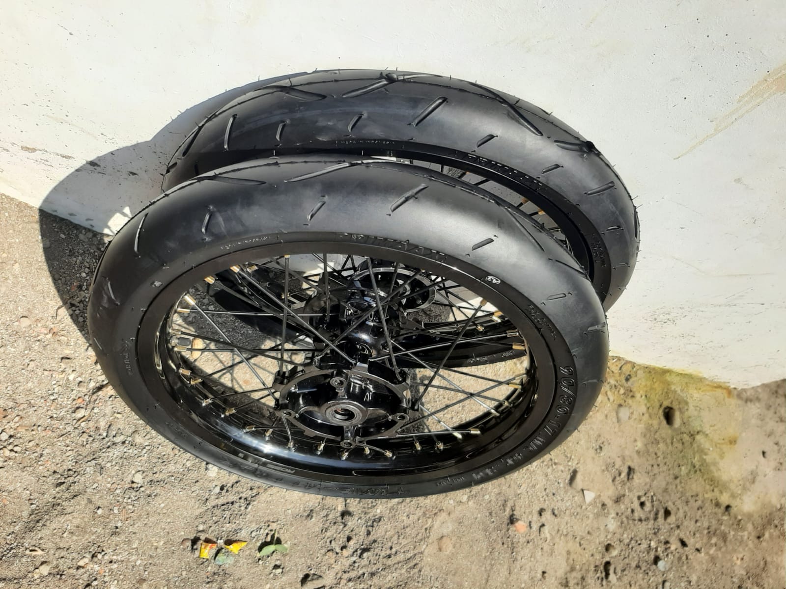 Wheelset Semi Cacing Crf L Rakitan Roda Set Crf Ring Ukur