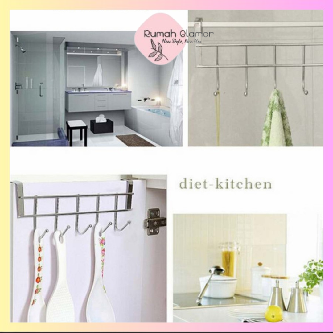 Gantungan Pintu Lemari Kait Hanger Lemari Dapur Serbaguna