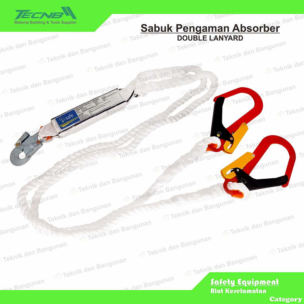 Safety Lanyard Double Big Hook Absorber Lazada Indonesia