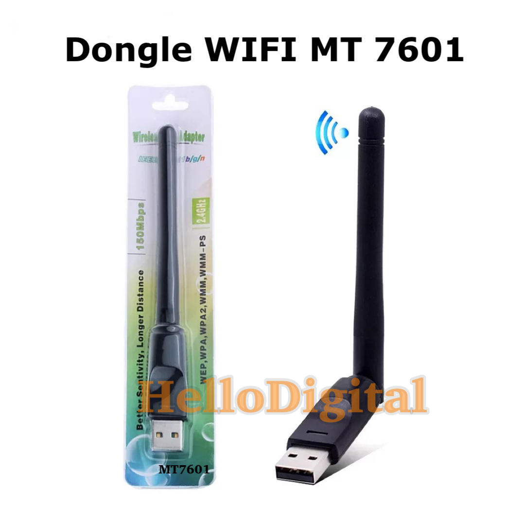 USB WIFI Dongle MT7601 Wireless Adapter Receiver Antena WIFI PC Laptop