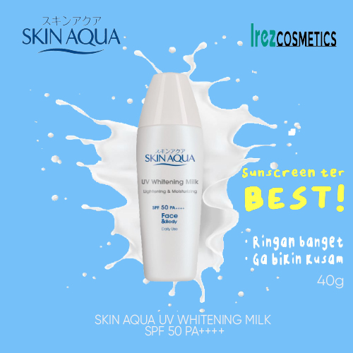 Skin Aqua Uv Whitening Milk G Spf Pa Sunscreen Lazada Indonesia