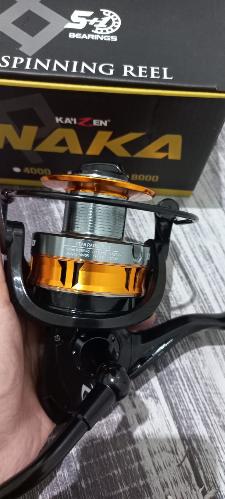 Indofishing Reel Spinning Kaizen Naka Power Handle Bearing Lazada