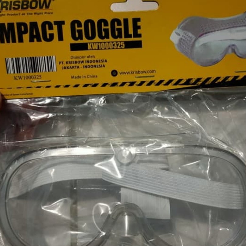 Kacamata Safety Krisbow Google Goggle Impact Kw Lazada Indonesia