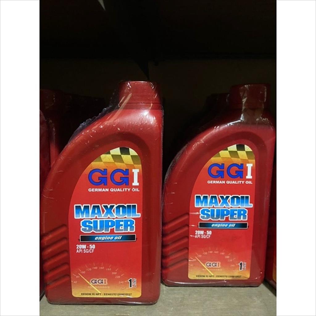 1 Liter Oli Ggi 4t Maxoil 20w 50 1000cc Oli Ggi Max Oil 20w 50 1000ml