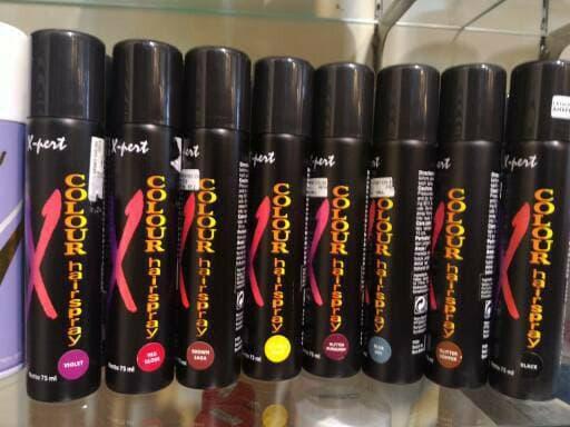 X-PERT HAIR SPRAY COLOR NON PERMANEN - HAIR SPRAY WARNA
