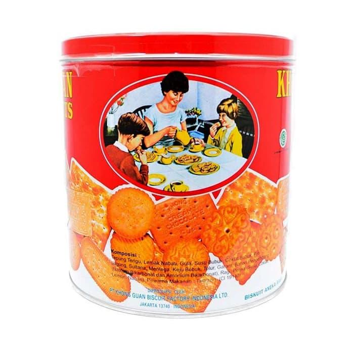 Khong Guan Biskuit Aneka Rasa - Kaleng 650gr