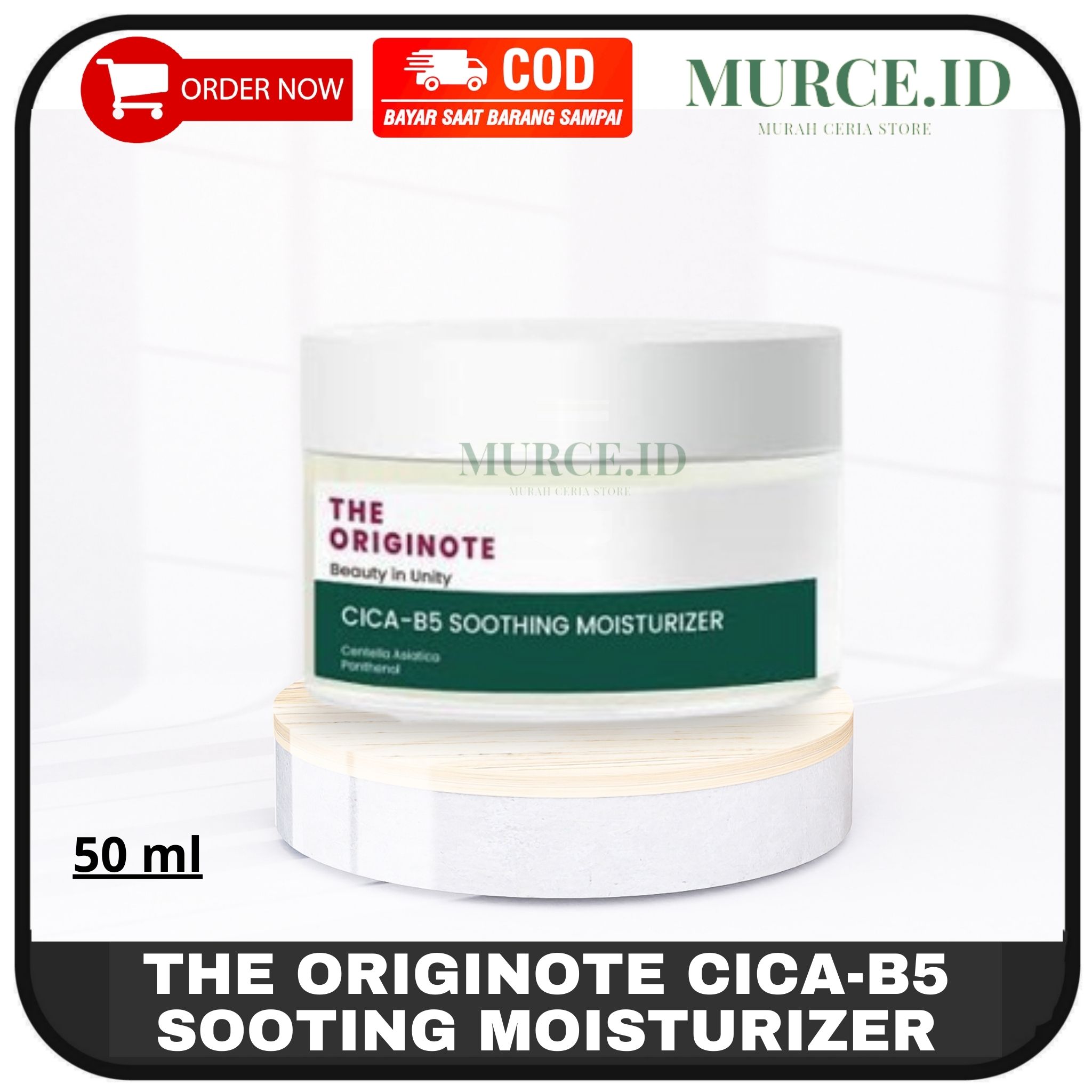 The Originote Cica B Soothing Moisturizer Ml Moisturizer Acne The