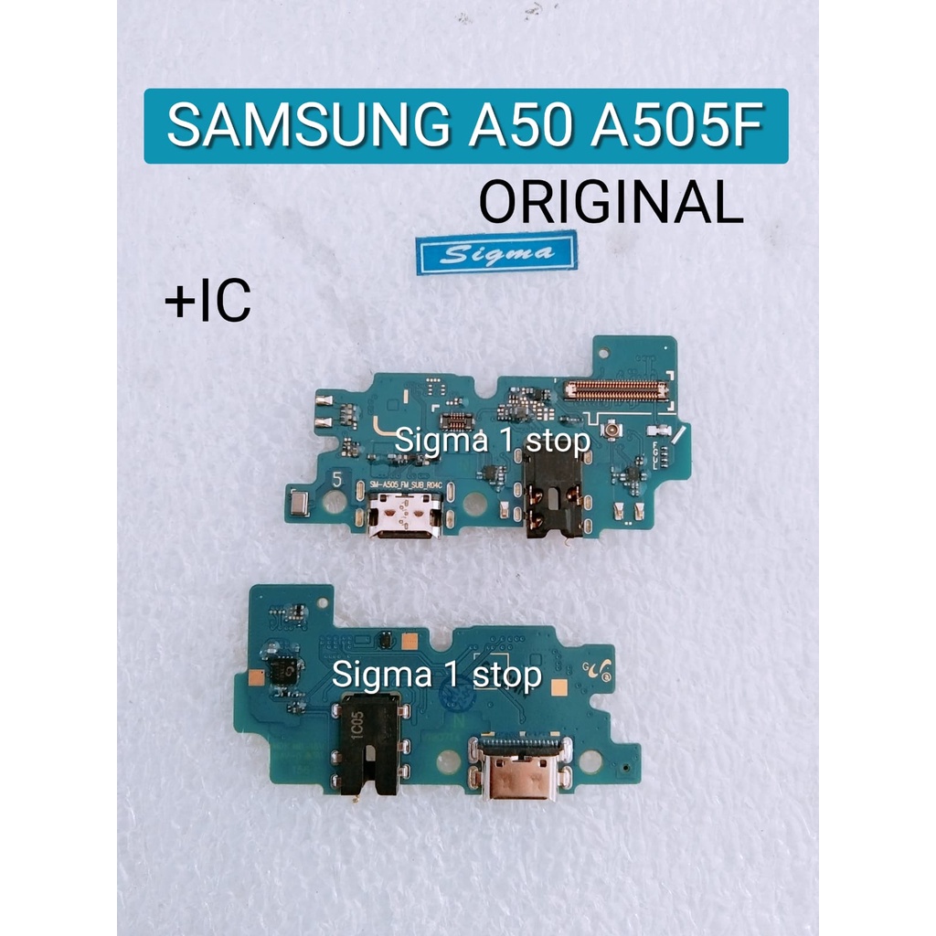 PLUG IN SAMSUNG A50 A505 CONNECTOR CHARGE PCB BOARD PAPAN CAS KONEKTOR