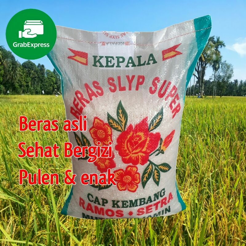 BERAS SLYP SUPER CAP RAMOS BUNGA 10KG PULEN Beras Lazada Indonesia