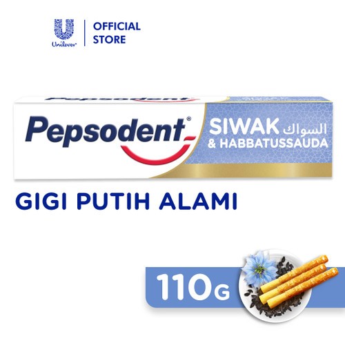 Pepsodent Complete Action Pasta Gigi Siwak Habbatussauda Odol G