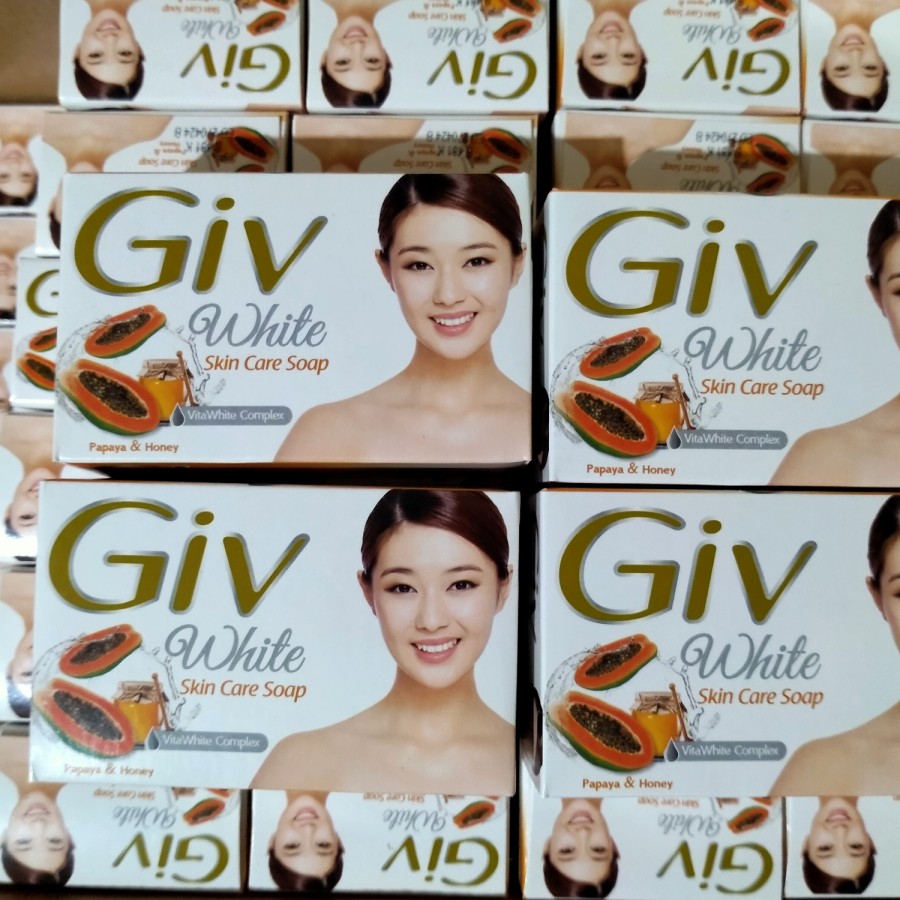 GIV Sabun Batang White Skin Care Soap Papaya Honey 76 G Lazada