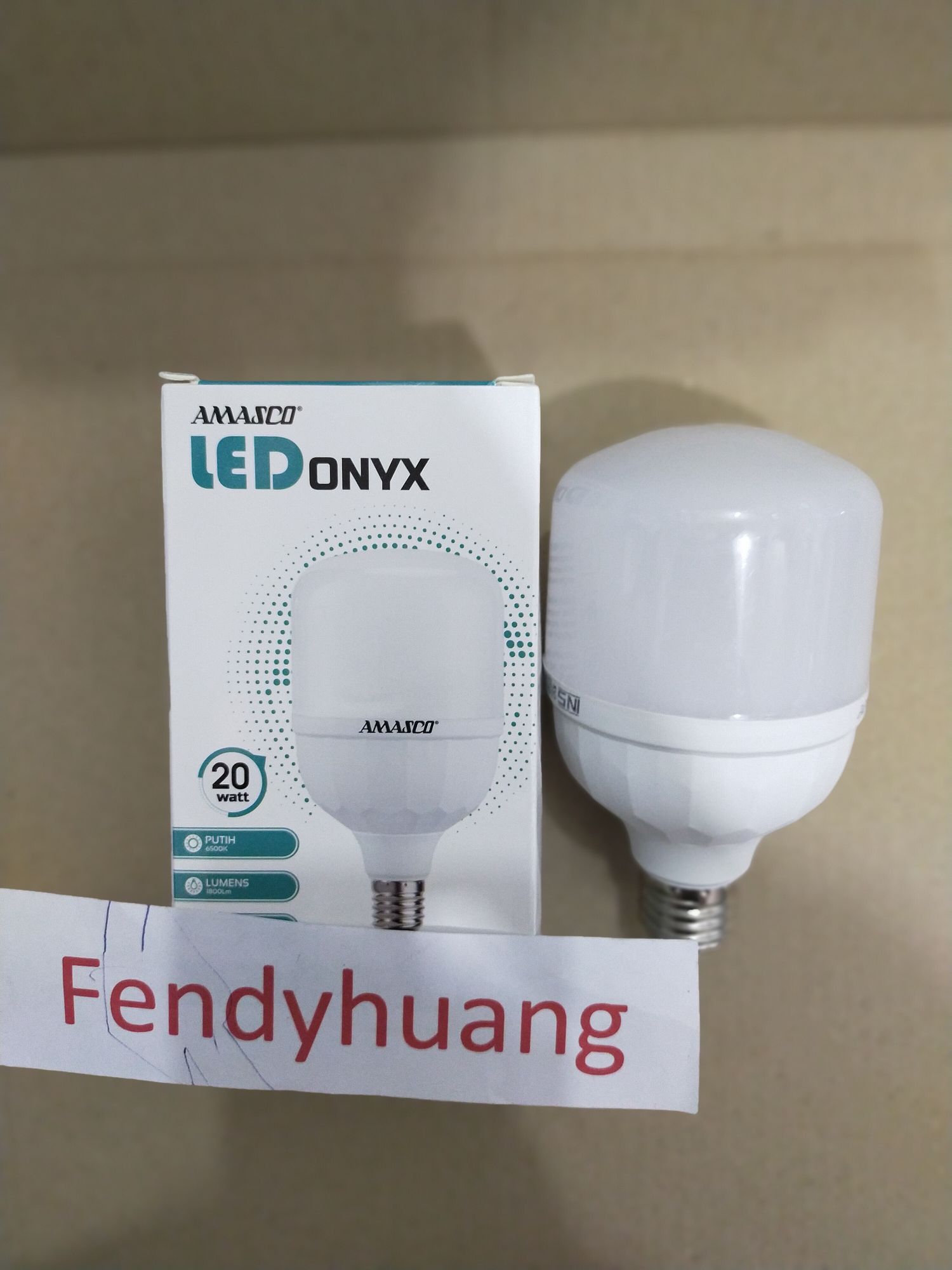 20 Watt Lampu LED Amasco ONYX 20 Watt Botol Capsul Kapsul Tabung