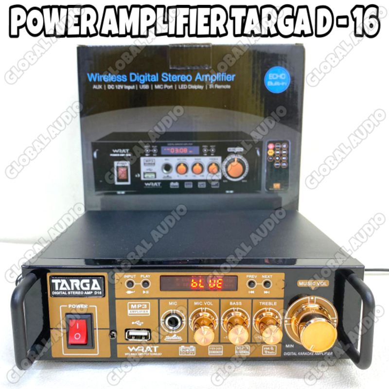 Power Amplifier Targa A21 Targa A11 Targa D16 Bluetooth Usb SD 3