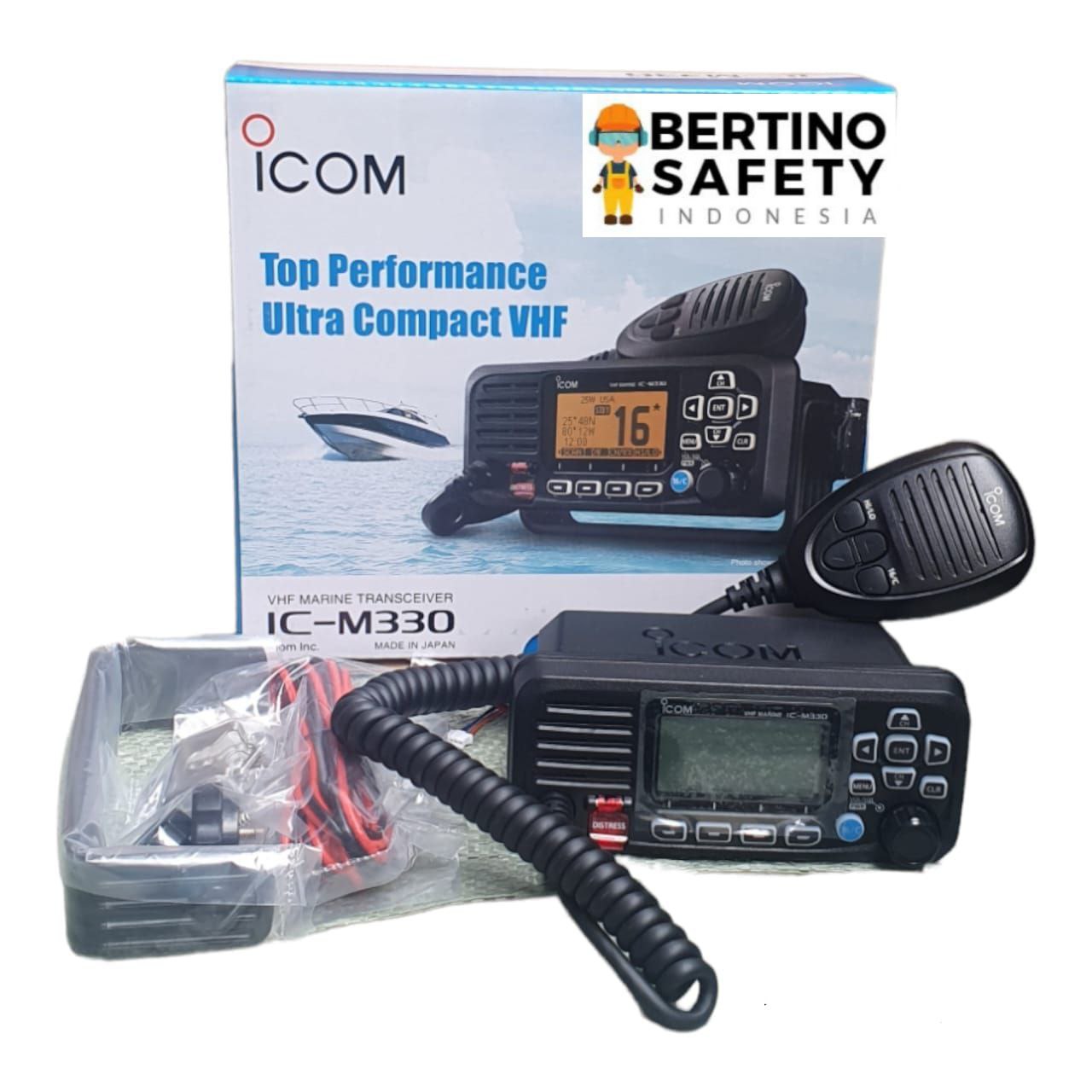 Marine Radio VHF Icom M330 IC M330 ICm330 M 330 Lazada Indonesia