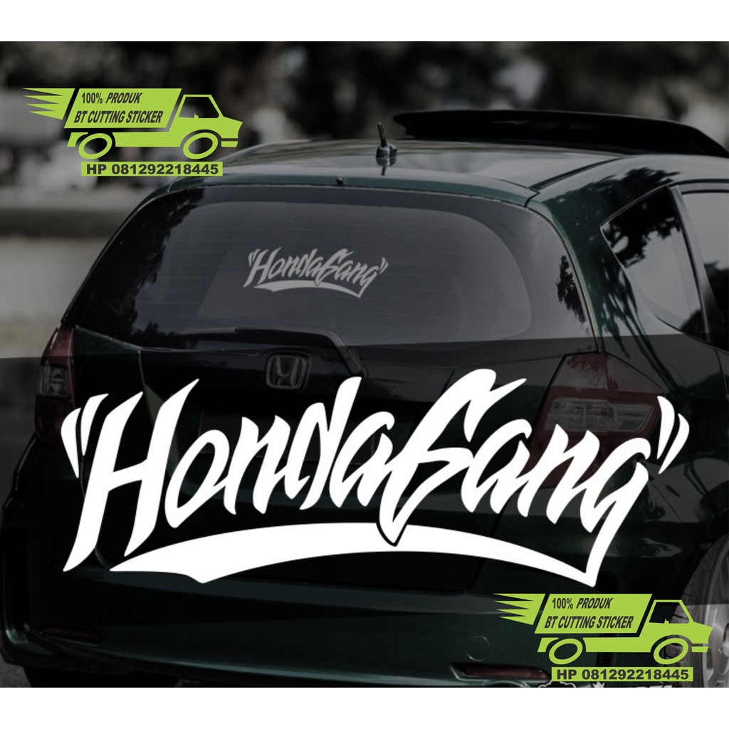 Sticker Stiker Mobil Honda Stiker Honda Gang Stiker Kaca Mobil Honda