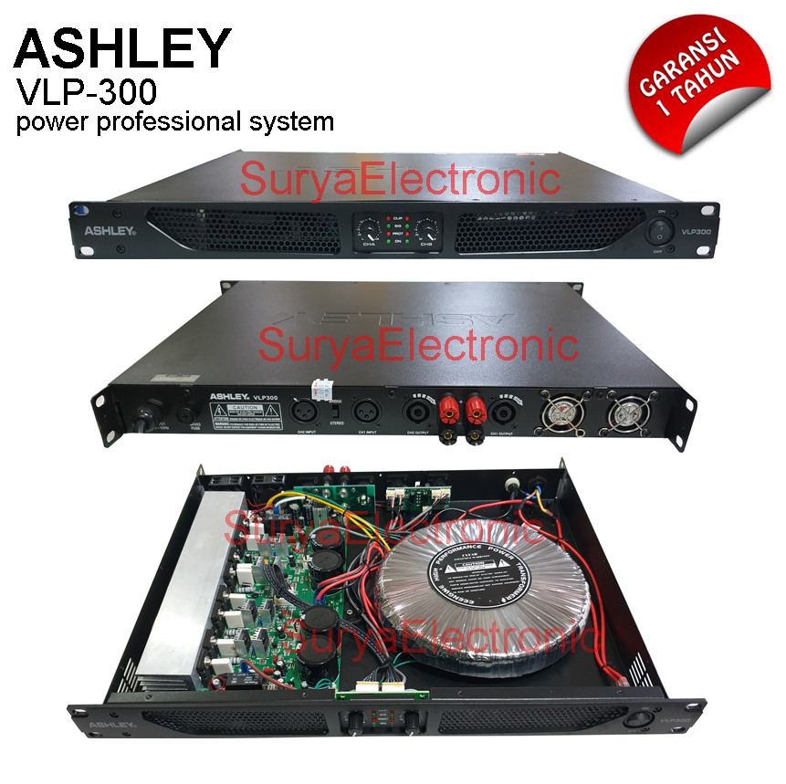 Power Amplifier ASHLEY VLP300 Lazada Indonesia