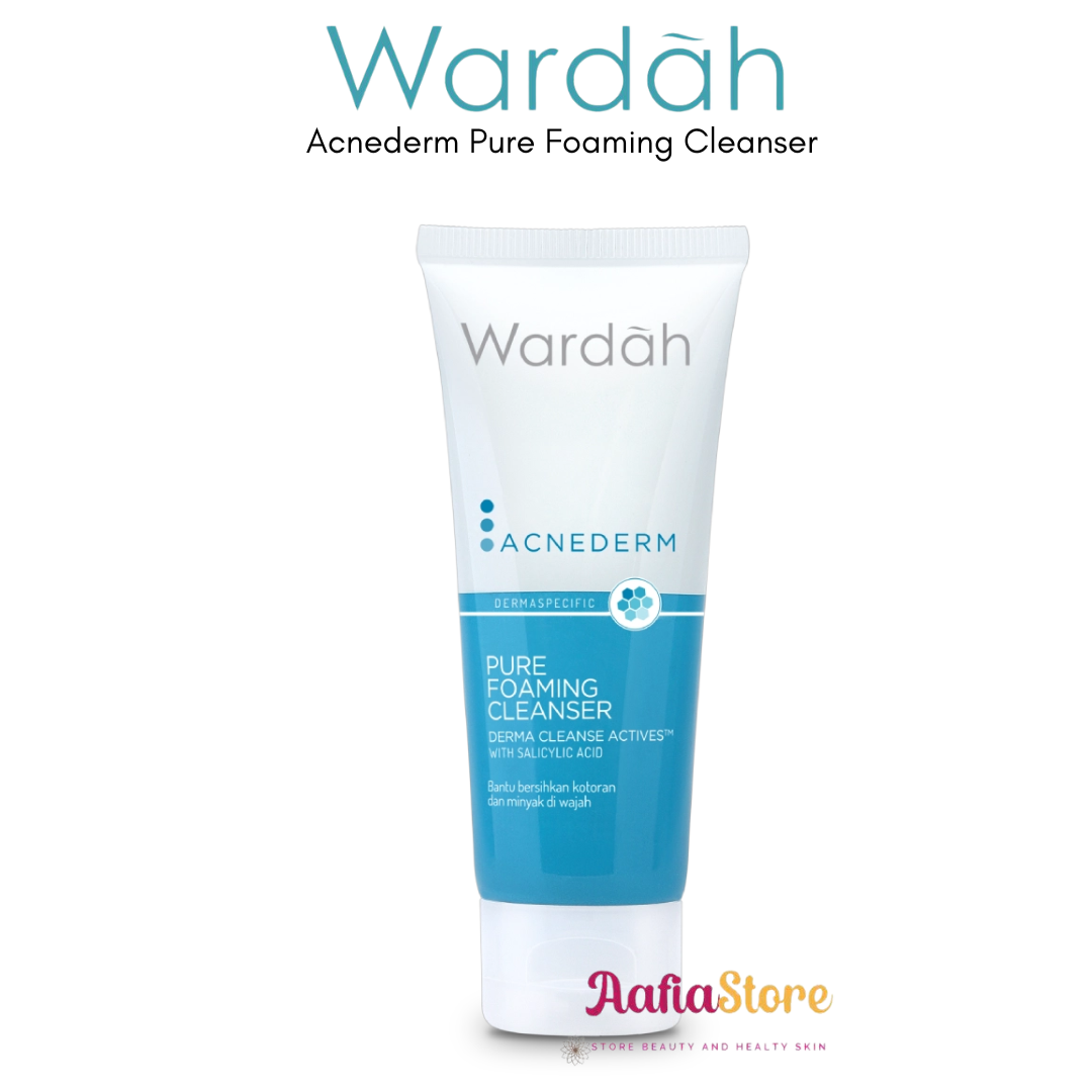 Wardah Acnederm Pure Foaming Cleanser 60ml Lazada Indonesia