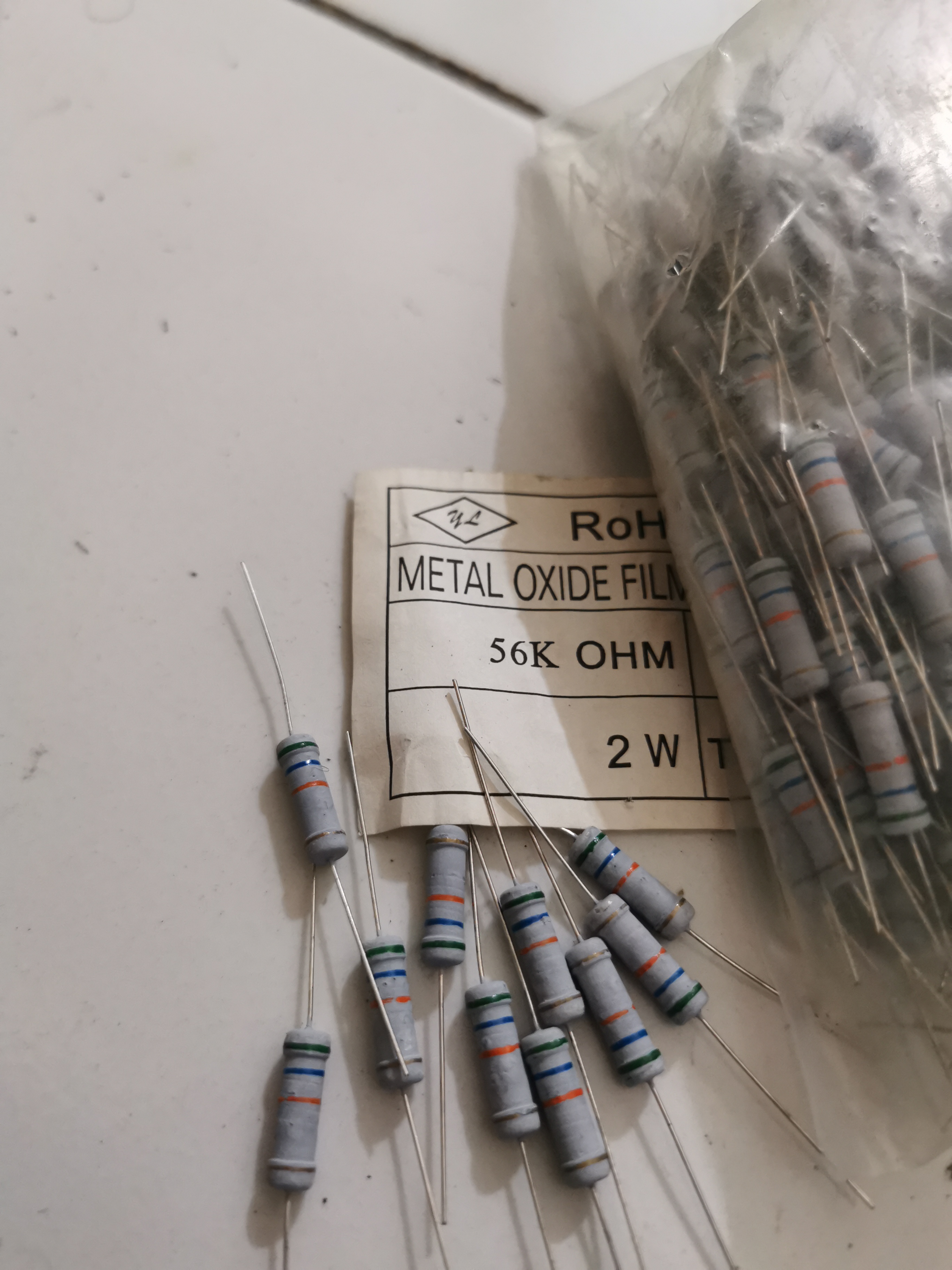 RESISTOR 2 WATT 56 K OHM ISI 10 PCS Lazada Indonesia