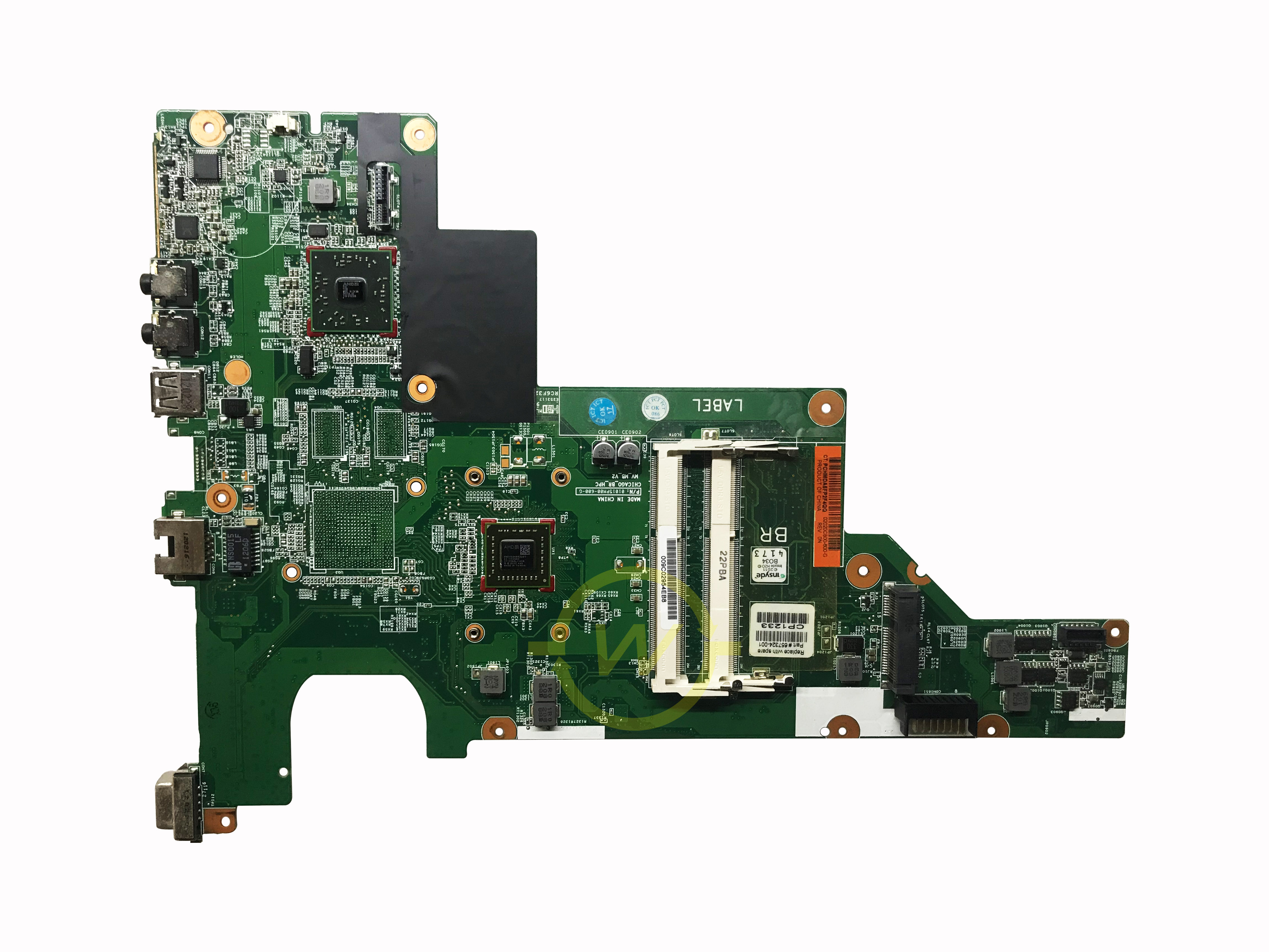 Mobo Motherboard Mainboard Laptop HP Compaq CQ43 AMD E300 01015PM00 600