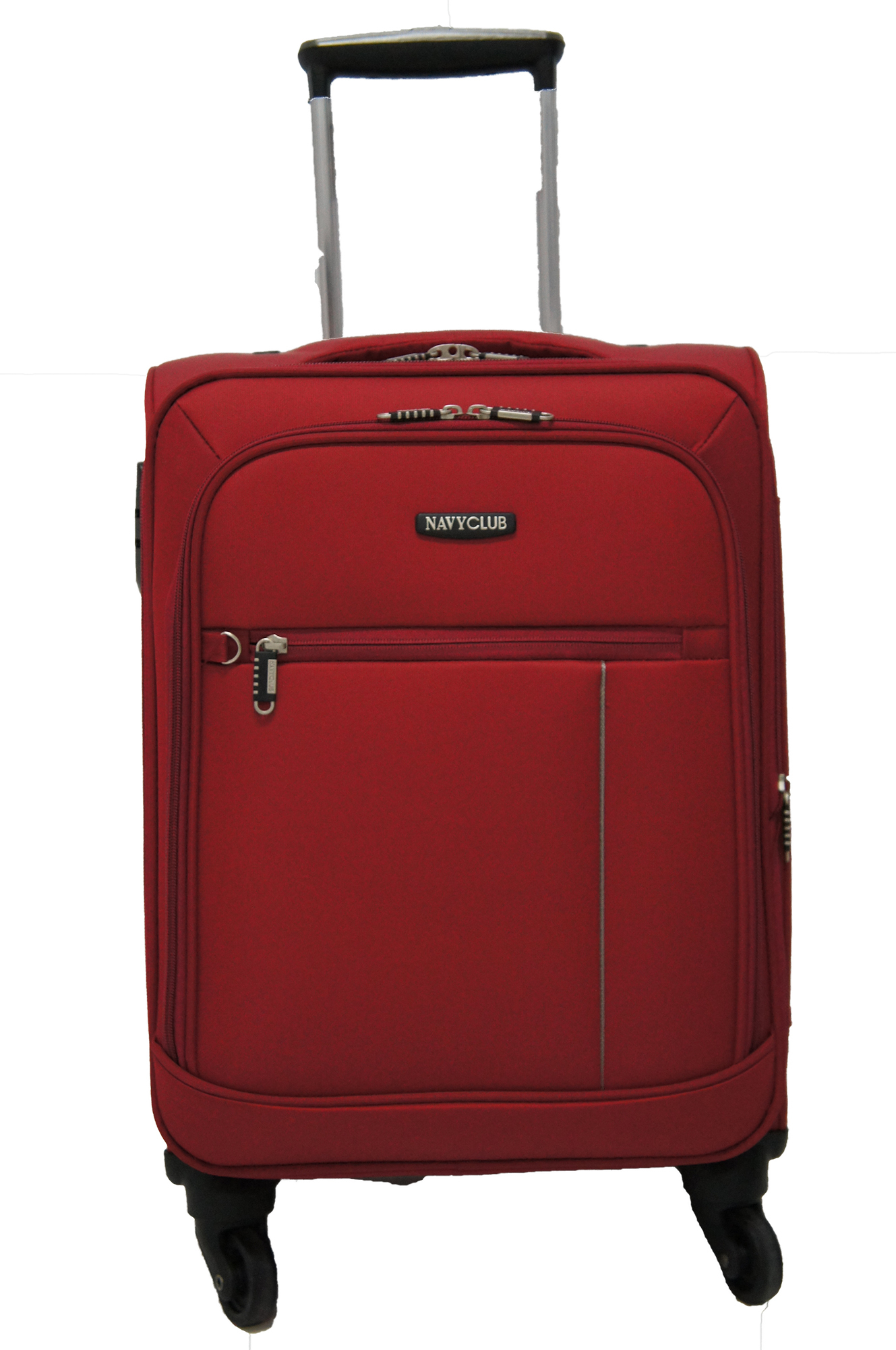 Navy Club Tas Koper Kabin - Koper Softcase Nylon 4 Roda Putar - 3837 18 Inch - Merah