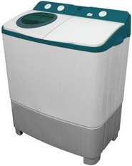 Polytron Mesin Cuci 2 Tabung Primadona Samba PWM - 9556WB - 9,5 Kg Putih Biru
