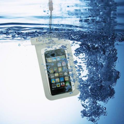 Universal Sarung Handphone Waterproof Anti Air - Biru 1