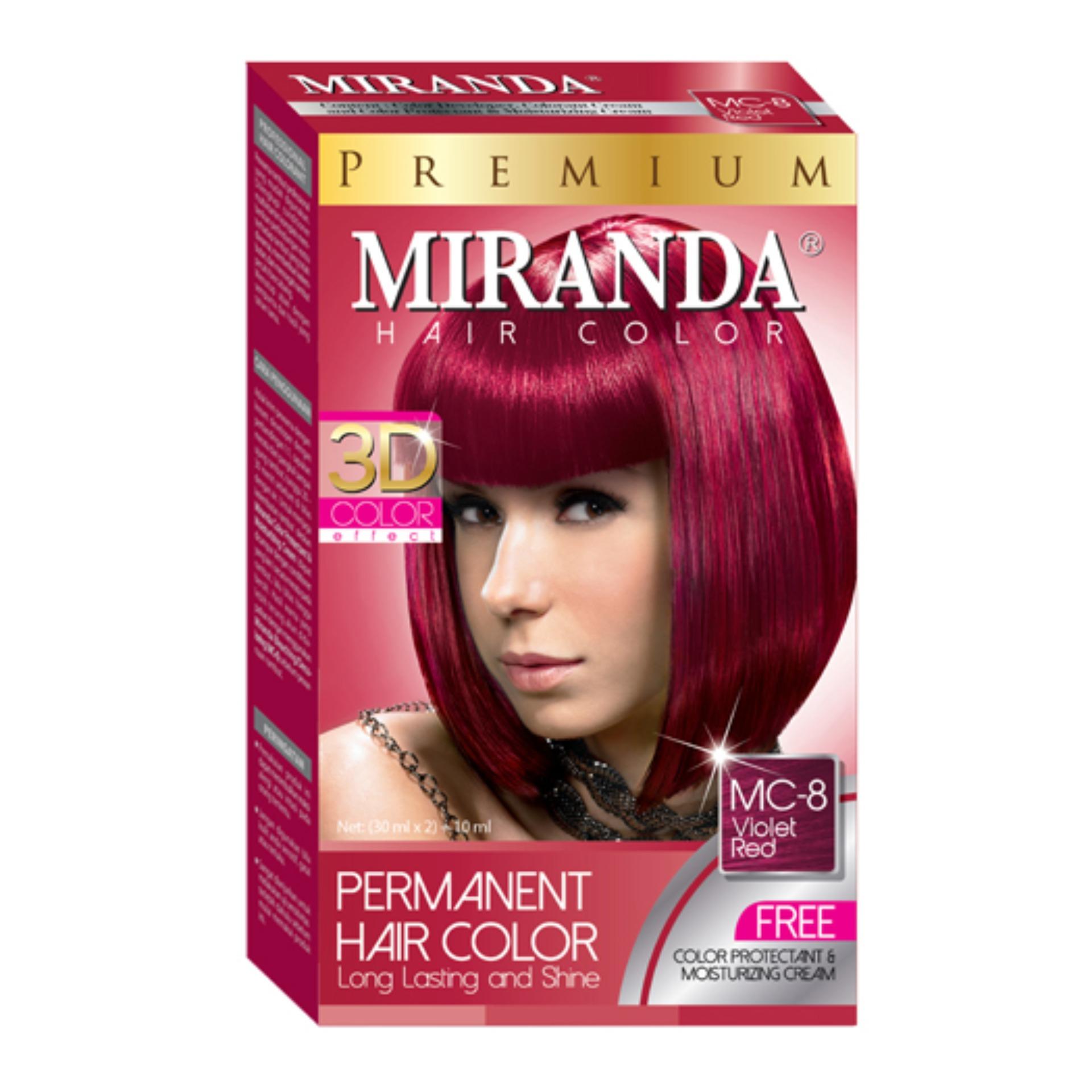 Semir Rambut  Miranda Warna  Pink