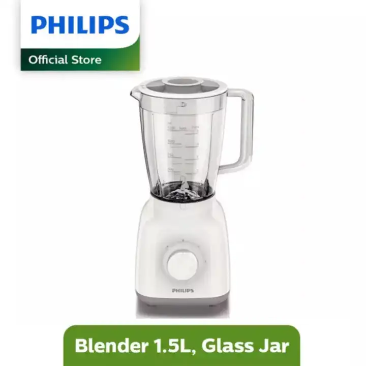 Philips HR 2106 Blender Kaca - Putih