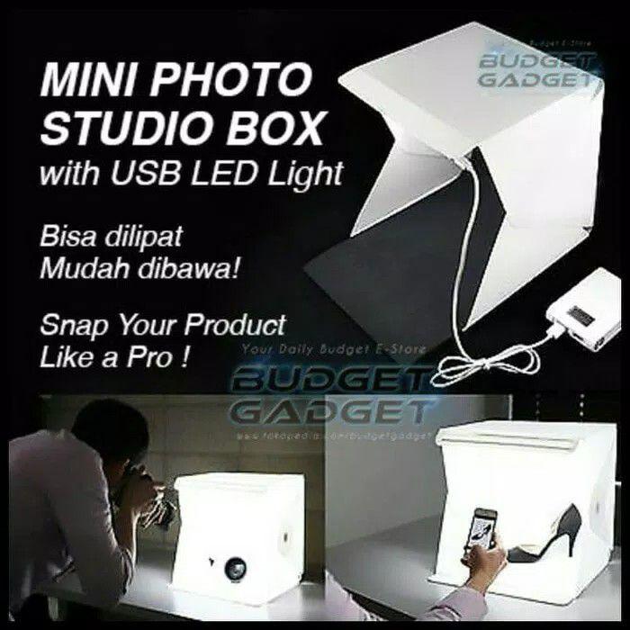 Studio Foto Mini Box Studio Portable Lipat Lampu Led Light Box Portable Lazada Indonesia