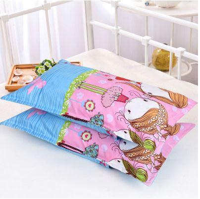 Vỏ Gối 100% Cotton Kiểu Hàn Giản Lược Người Lớn Sinh Viên Cặp Đôi Vỏ Gối Da Bao Gồm Duy Nhất Đầu Bộ Cỡ Đại