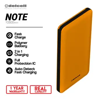 Delcell 10500mAh Powerbank NOTE
