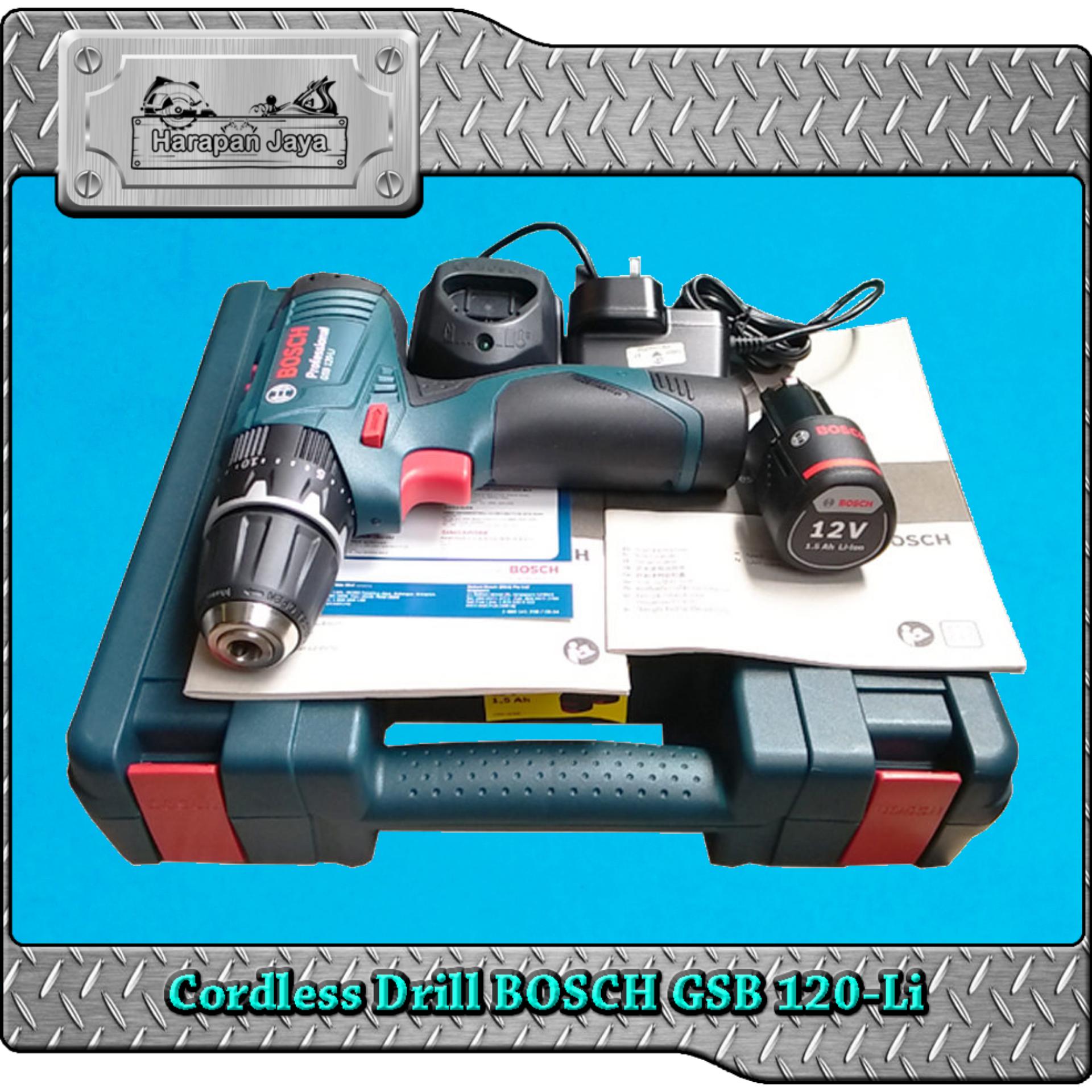 Mesin Bor Baterai BOSCH GSB 120-Li Cordless Impact Drill