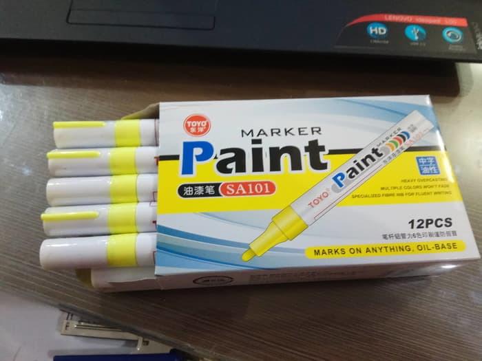 SPIDOL BAN KUNING / TOYO PAINT MARKER KUNING ORIGINAL Lazada Indonesia