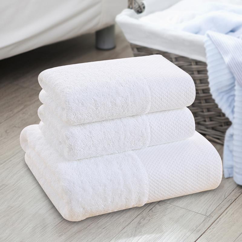 100% Cotton Khăn Màu Trắng Khách Sạn Thẩm Mỹ Viện Hút Nước 100% Cotton Tăng Dày Ngâm Chân Spa Khăn Tắm Nhà Sản Xuất Bán Hàng Trực Tiếp