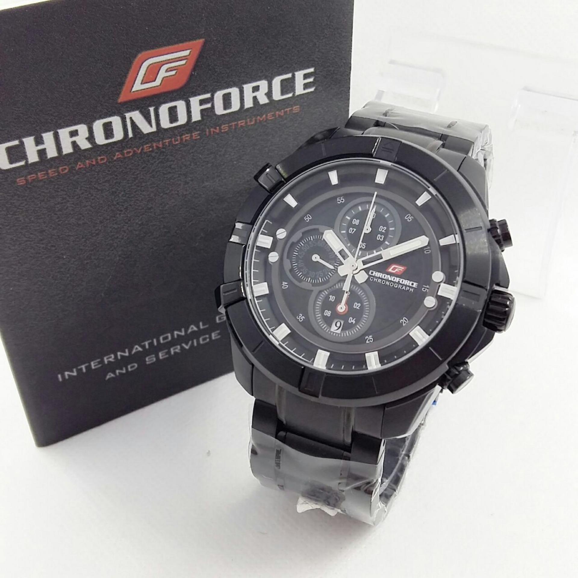 CHRONOFORCE CR5251GZ - Jam Tangan Kasual Pria - Full Stainless ...