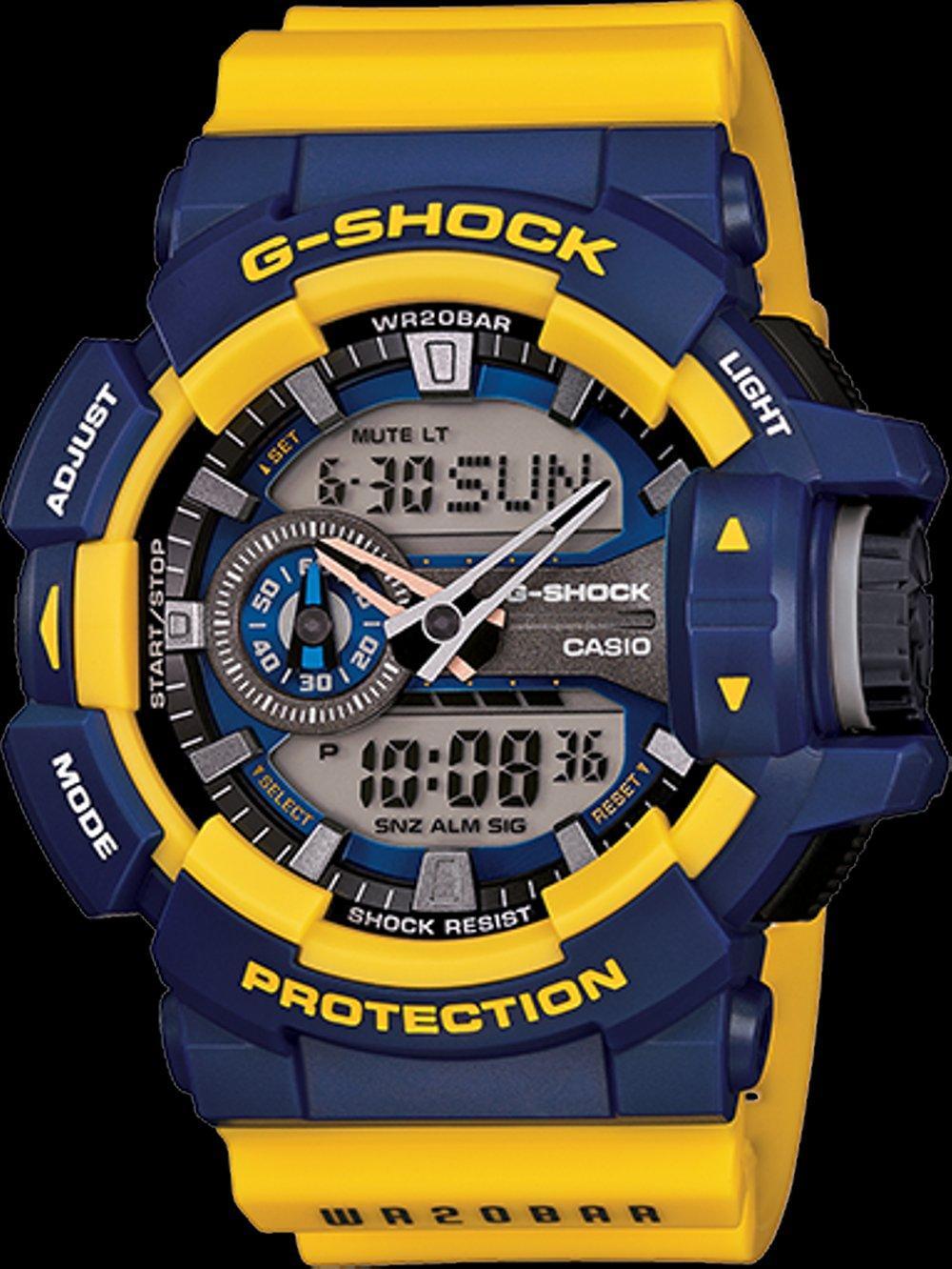G-SHOCK 5398 GA-400/ 時計 青/黄 美品 G-SHOCK 5398 GA-400/ 時計