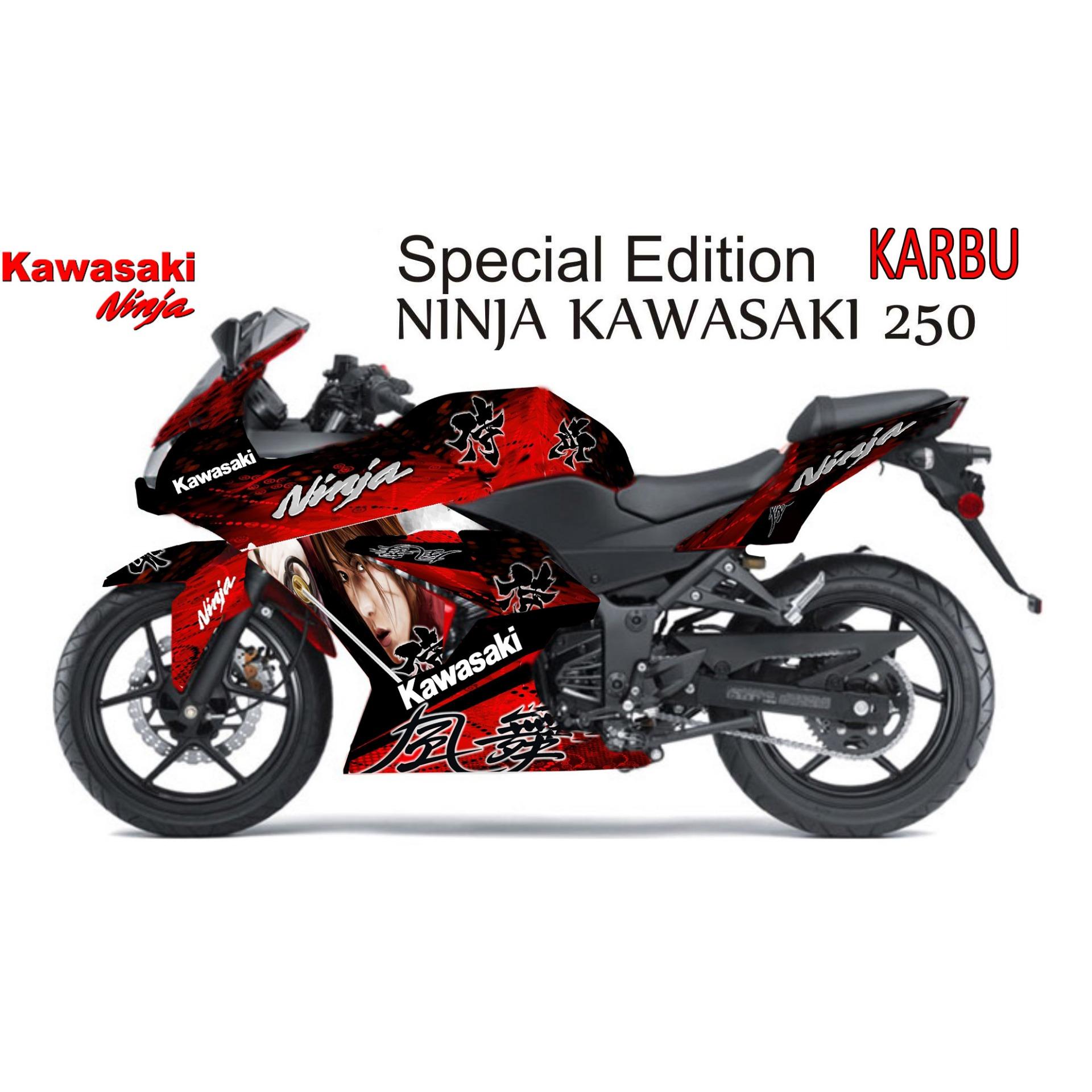Decal Stiker Ninja Karbu 250 Cc Variasi Kawasaki Hayabusa Udshop