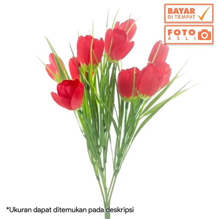 Dekorasi Rumah Bunga Tulip Artificial Murah Lazada Indonesia