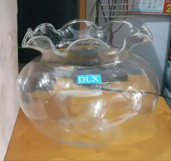 Akuarium Bulat Kaca 3 5l Aquarium Bulat Toples Dlx Lazada