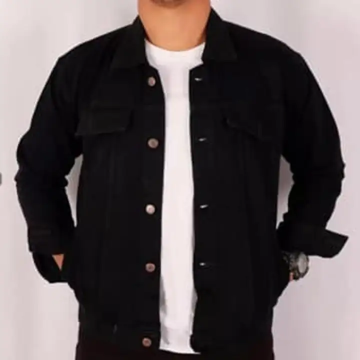 jaket jeans black