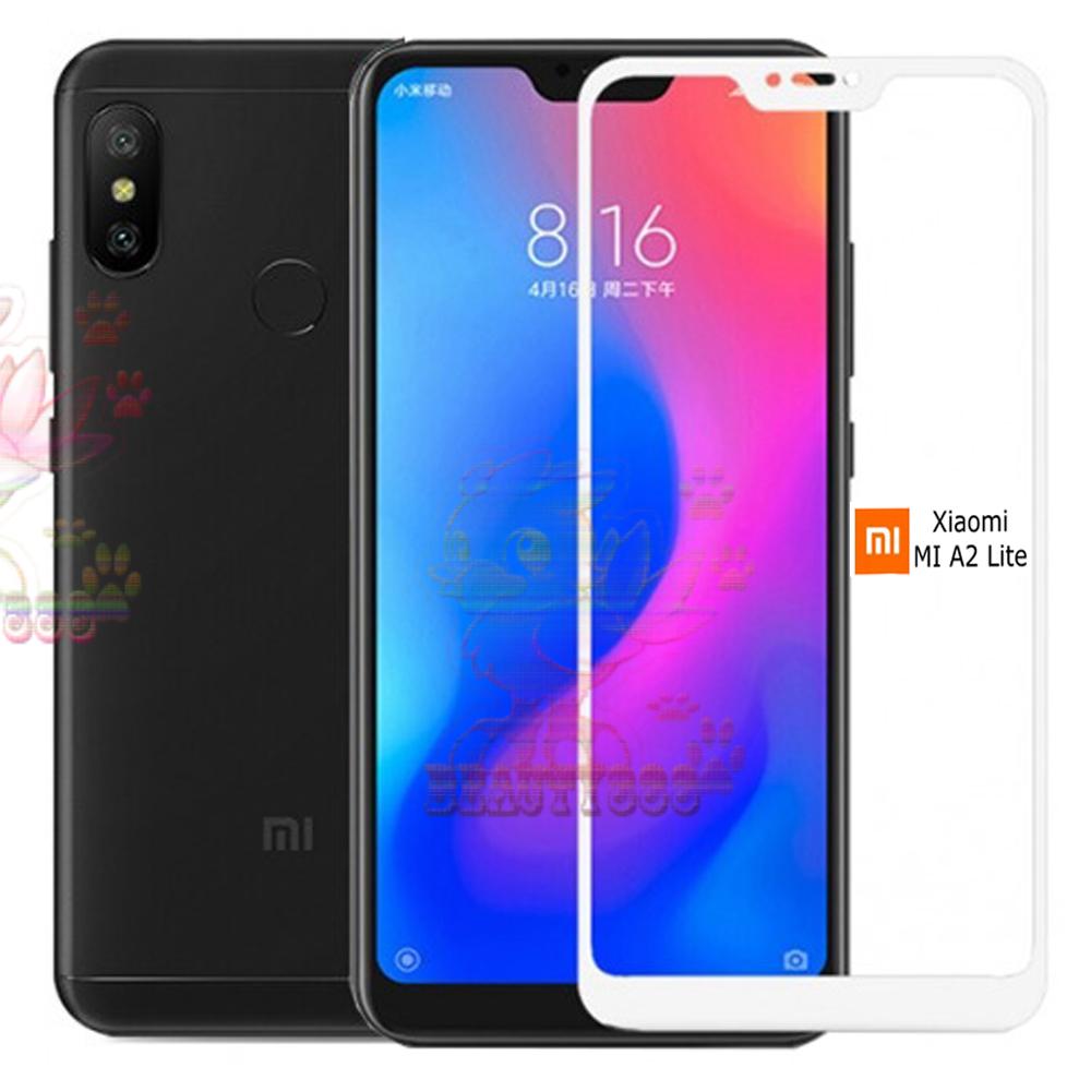 Beauty Tempered Glass Full Screen White Xiaomi MI A2 Lite 9H