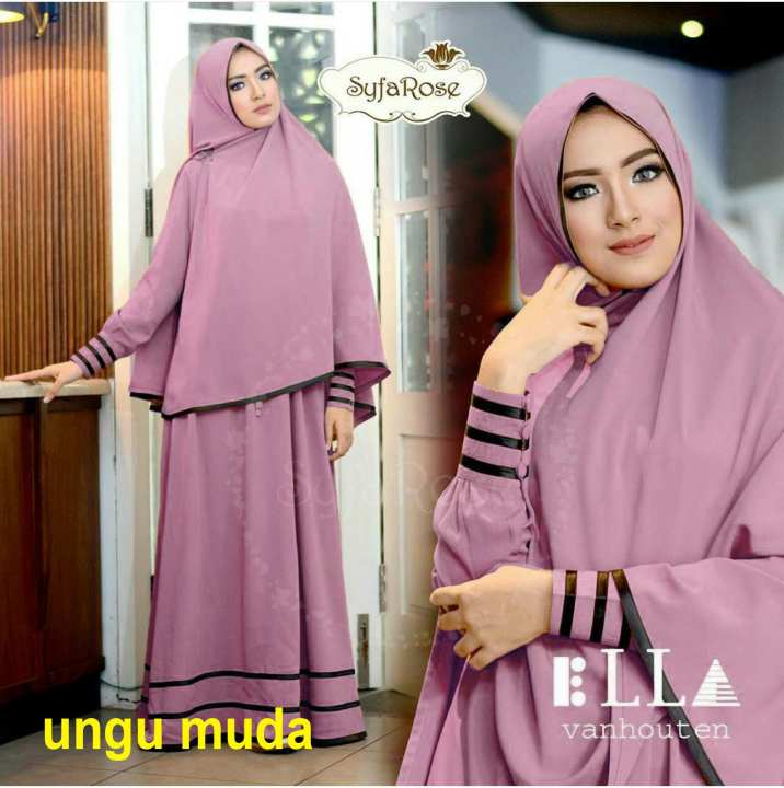 Snowshop Gamis Syari SyfaRose New ( Dapat Jilbab ) - 20