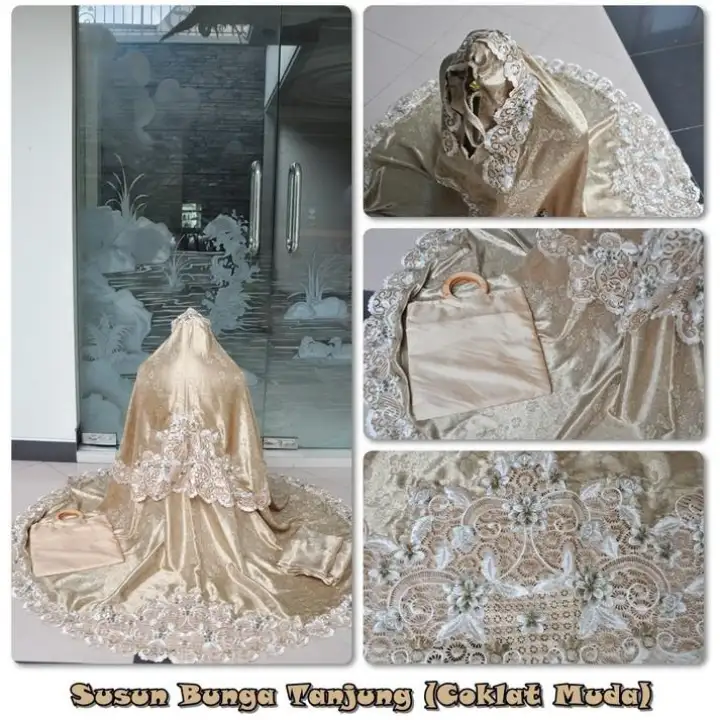 Hot Promo Grosir Mukena Bordir Termurah Susun Bunga Tanjung Biru Lazada Indonesia